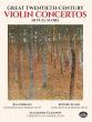 Great 20th. Century Violin Concertos Full Score (Dover)