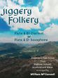 Album Jiggery Folkery for Flute with Clarinet in B flat and/or Alto Saxophone (Arranged by William McConnell - Grades 5 - 6)