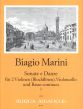 Marini Sonate e Danze Op.22 Vol.1 fur 2 Violinen [Blockfloten]-Violoncello-Bc (Continuo Martin Nitz) (Partitur/Stimmen