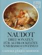 Naudot 3 Sonaten Op.14 Altblockflöte (Oboe, Violine) und Bc. (Part./Stimmen) (Bernhard Pauler und Christine Gevert)