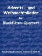 Album Advents- und Weihnachtslieder 4 Blockflöten (SATB) Partitur und Stimmen (Bornmann)