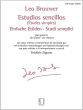 Brouwer Etudes simples / Estudios Sencillos Guitare Book with Audio Online (ed. Frederic Zigante)