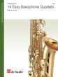 Proust 14 Easy Saxophone Quartets (Score/Parts)