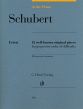 Schubert At the Piano - 12 well-known original pieces (edited by Sylvia Hewig-Tröscher) (Henle-Urtext)