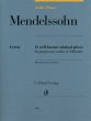 Mendelssohn At the Piano - 13 well-known original pieces (edited by Sylvia Hewig-Tröscher) (Henle-Urtext)