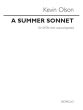 Olson A Summer Sonnet SATB