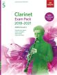 Clarinet Exam Pack 2018–2021 ABRSM Grade 5 Clarinet-Piano (Book with Audio online)