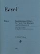 Ravel Introduction et Allegro Harfe-Flöte-Klarinette und Streichquartett Stimmen (ed. Peter Jost) (Henle-Urtext)