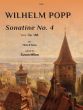 Popp Sonatine Op.388 No.4 for Flute-Piano (edited by Susan Milan) (Grades 6–8 - Trinity Grade 6 syllabus)