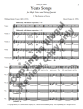 Conte Yeats Songs High Voice-String Quartet (or Piano) (Score/Parts)