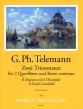 Telemann 2 Triosonaten e-moll und fis-moll · TWV 42:e13 | TWV 42:fis1 2 Flöten-Bc (Winfried Michel)