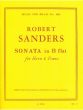 Sanders Sonata in B flat for Horn and Piano