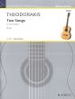 Theodorakis 2 Songs for Voice and Guitar (arr. by Yorgos Nousis)