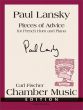 Lansky Pieces of Advice for Horn and Piano