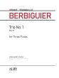 Berbiguier Trio Op. 51 No. 1 3 Flutes (Score/Parts) (edited by Matt Johnston)