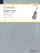 Strauss Sonate F-Dur Cello-Piano (First edition of 1st version) (edited by Florence Eller - Andreas Pernpeintner and Stefan Schenk)