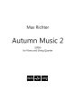 Richter Autumn Music 2 Piano and String Quartet (Score)