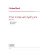 Bacri Trois Esquisses Lyriques Op. 144 Piano