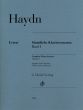 Haydn Samtliche Sonaten Vol.1 Klavier (ohne Fingersatz) (edited by Georg Feder)