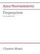 Thorvaldsdottir Fingerprints for Harpsichord