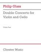 Glass Double Concerto for Violin and Cello and Orchestra (Violin part)