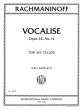 Rachmaninoff Vocalise Op. 34, No. 14 for 6 Cellos (Score/Parts) (arr. Eric Bartlett)