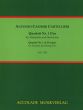 Cartellieri Quartett No.1 in D-Dur fur Klarinette in A und Streichtrio Partitur und Stimmen (Herausgeber Bodo Koenigsbeck)