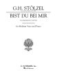 Stolzel Bist du bei mir (Thou Art My Joy) For Medium Voice and Piano ((Previously Attributed to J.S. Bach)) (German/English)