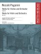 Paganini Werke für Violine und Orchester Heft 3 (Ausgabe in Skordatur-Stimmung) (Violine-Klavier) (Mario Hossen und Mariateresa Dellaborra)