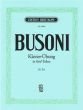 Busoni Piano Exercise Vol.3 Lo Staccato Piano solo (K Anhang 1)