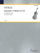 Henze Souvenir à Albert et Lil for Cello and Piano