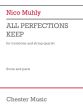 Muhly All Perfections Keep Trombone and String Quartet (Score/Parts)