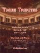 Godfrey Three Tributes for Clarinet and Piano (Three short pieces in tribute to Malcom Arnold, Gerald Finzi and Scott Joplin) (Grades 4 - 5)