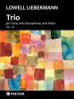 Liebermann Trio Op. 137 for Flute-Alto Saxophone and Piano (Score/Parts)