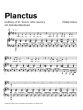 Glass Planctus for Medium Voice and Piano