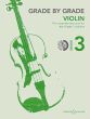 Grade by Grade - Violin Grade 3 Violin and Piano (Book with Audio online) (edited by Liz Partridge)
