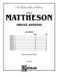 Mattheson 12 Sonatas Flute and Piano