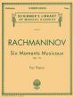 Rachmaninoff 6 Moments Musicaux Op.16 Piano solo