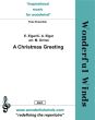 Elgar A Christmas Greeting for Flute Ensemble: 4 Flutes, Alorflute and Bassflute Score and Parts (Arranged by Mel Orriss) (Grade 6+)