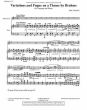 Ewazen Variations and Fugue on a Theme of Brahms Trumpet or Flugelhorn and Piano