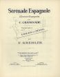 Chaminade Serenade Espagnole Violin-Piano (arranged by Fritz Kreisler)