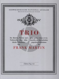 Martin Trio uber Irlandische Volkslieder fur Violine, Violoncello und Klavier