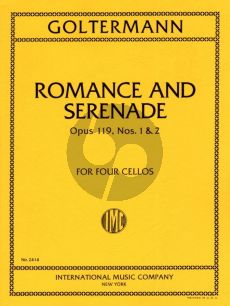 Goltermann  Romance & Serenade Op.119 No.1 - 2 for 4 Violoncellos Parts