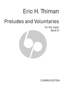 Thiman Preludes and Voluntaries Vol. 3 for Organ