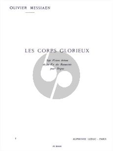 Messiaen Les Corps Glorieux Vol.1 Orgue