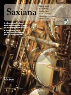 Saxiana (6 Characteristic Pieces) Alto Sax.- Piano (BK-Cd) (edited Nicolas Prost) (grade 3)