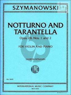 Notturno and Tarantella Op.28 No.1 - 2