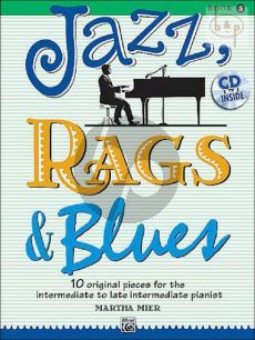 Jazz-Rags & Blues Vol.3 for Piano - Book with Cd