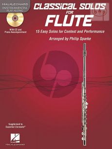 Classical Solos (15 Easy Solos for Contest and Performance) (Flute) (Bk-Cd)