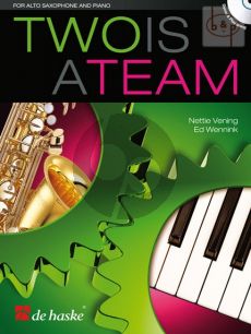 Two is a Team for Alto Saxophone and Piano (Bk-Cd)